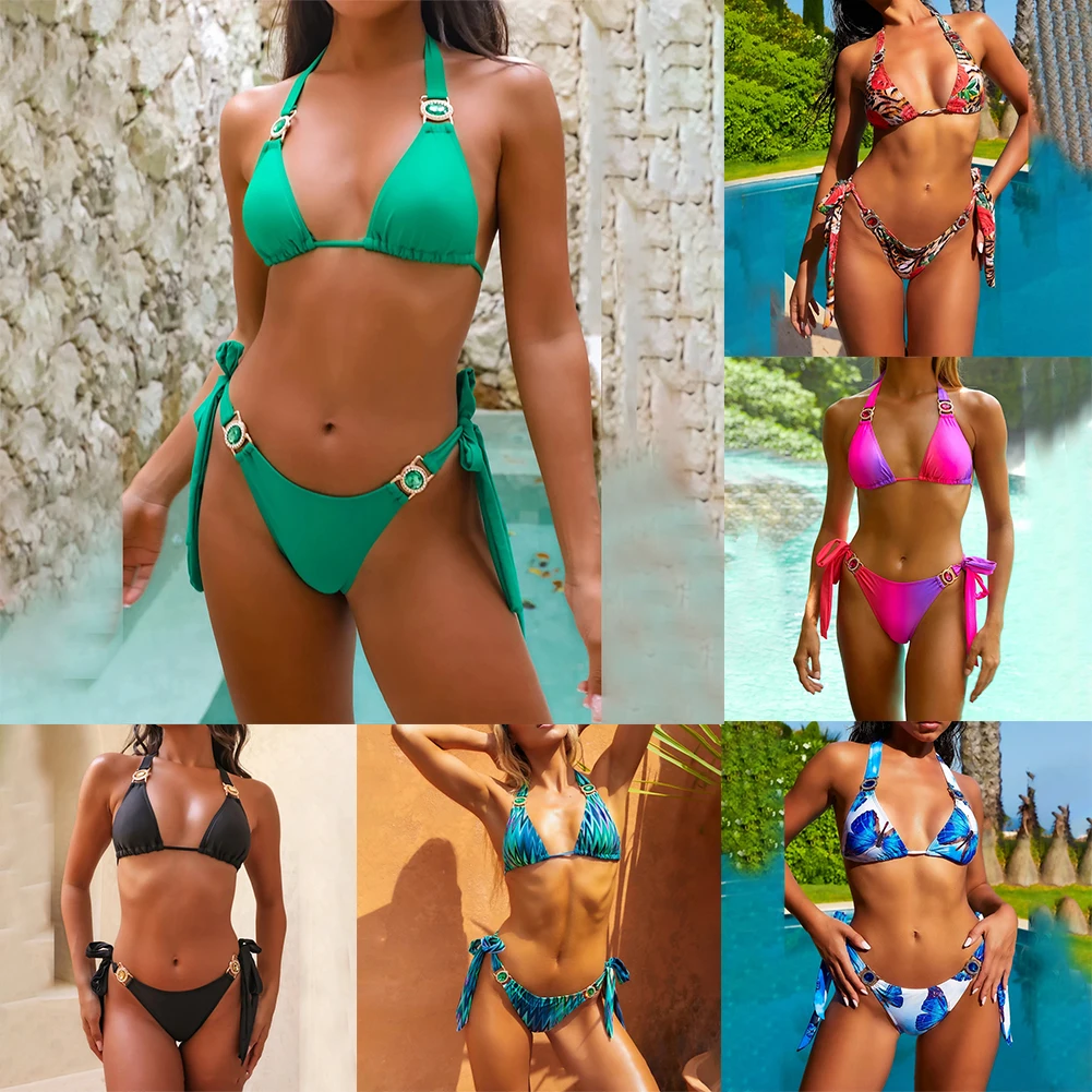 Modea™️ - Emerald Glam Bikini Set